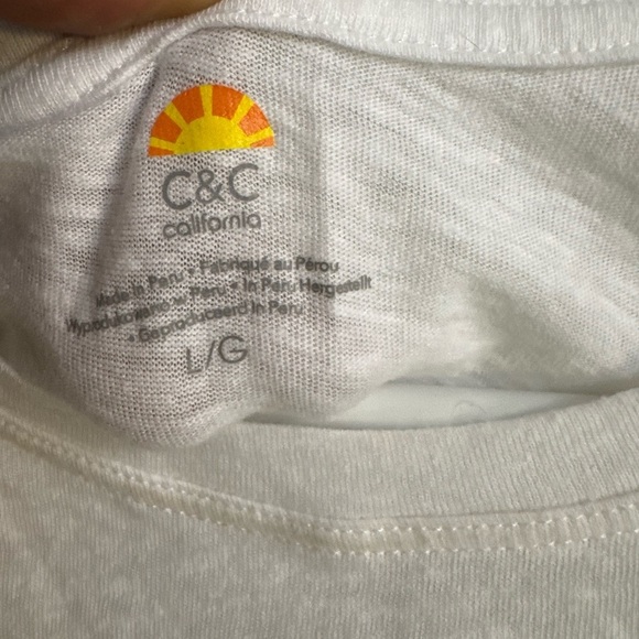 C&C CALIFORNIA clover graphic tee SIZE L - Picture 3 of 3